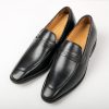 FTT Leather – Giày lười nam F030140 – Nam – Giày da nam, giày da thật – Đen – Đủ size