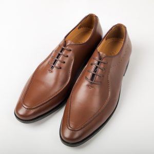 GIÀY NAM OXFORD HỌA TIẾT BROGUES MÀU NÂU SÁNG F010641