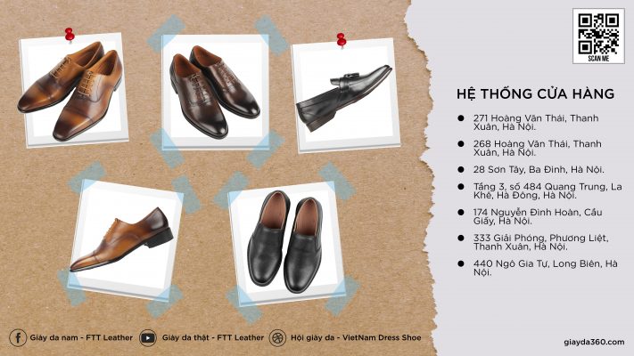 278352 P5TW6E 8339 giày da thật, giày da nam FTT leather