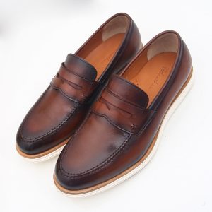 giầy da nam FTT Leather S2021 mã FTT08BR- FTT Leather