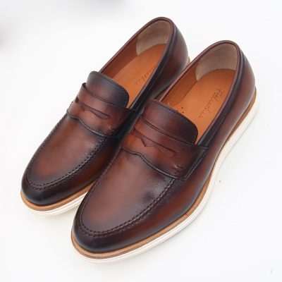 giầy da nam FTT Leather S2021 mã FTT08BR- FTT Leather