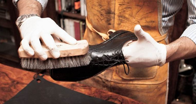 chon xi danh giay 0 giày da thật, giày da nam FTT leather